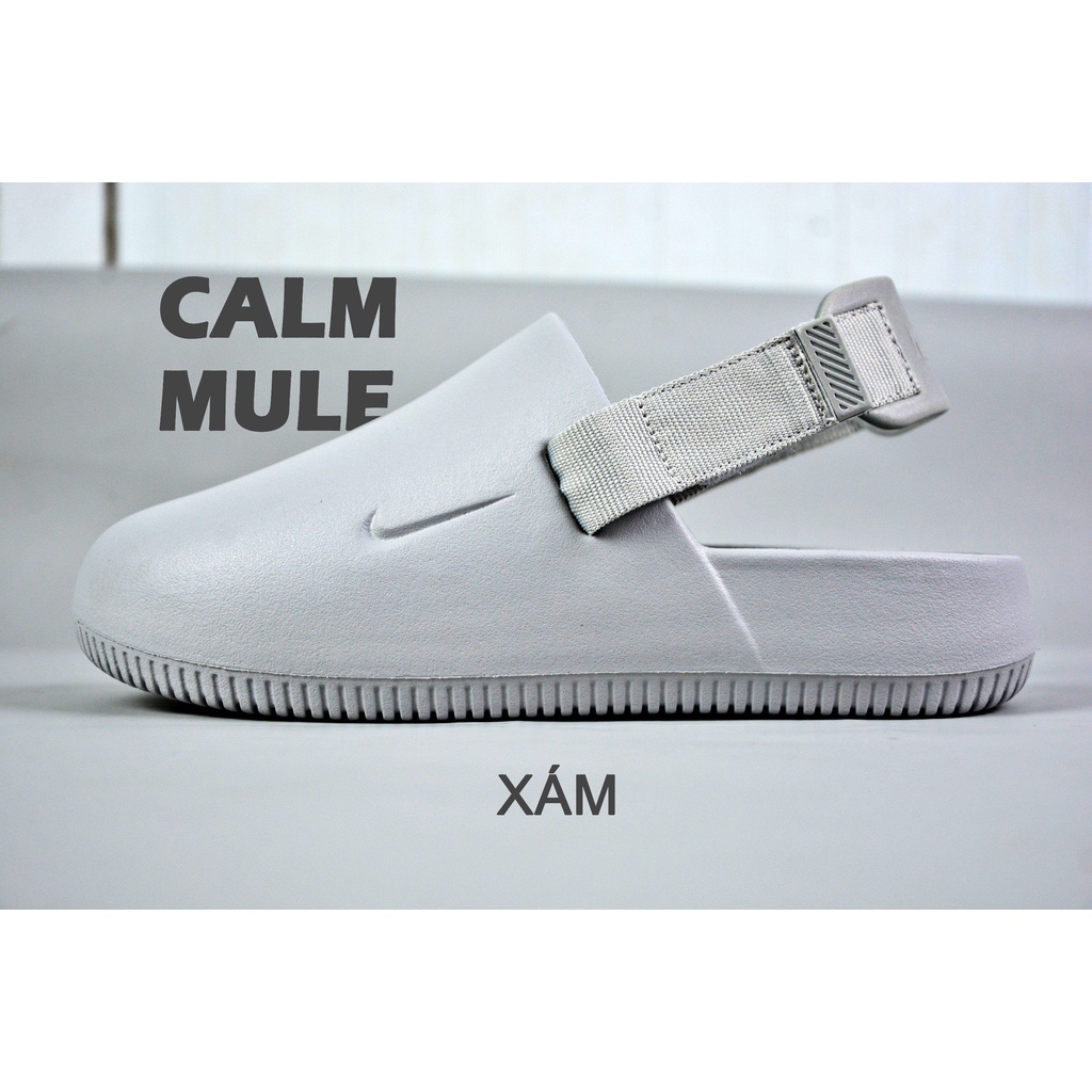 Dép Calm Mule 2023, Dép Sandal Bít Mũi Unisex size 36-43 Thời Trang 2023 mẫu S2