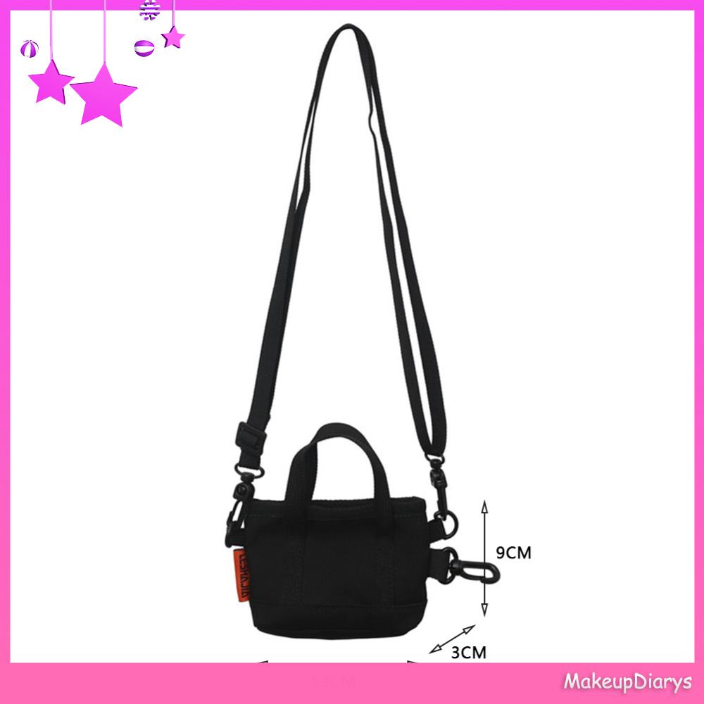 ★ Đồ Trang Điểm Trang Điểm ★ Túi Xách nylon Màu Sắc Trơn Thân Thiện Với Môi Trường Phong Cách retro unisex