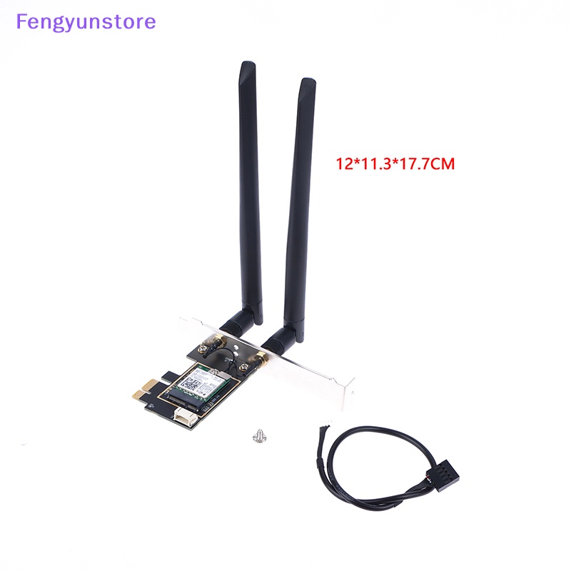 Card wifi Không Dây 2.4g / 5g intel 7260ac Cho Máy Tính Để Bàn pc 1200mbps 4.0