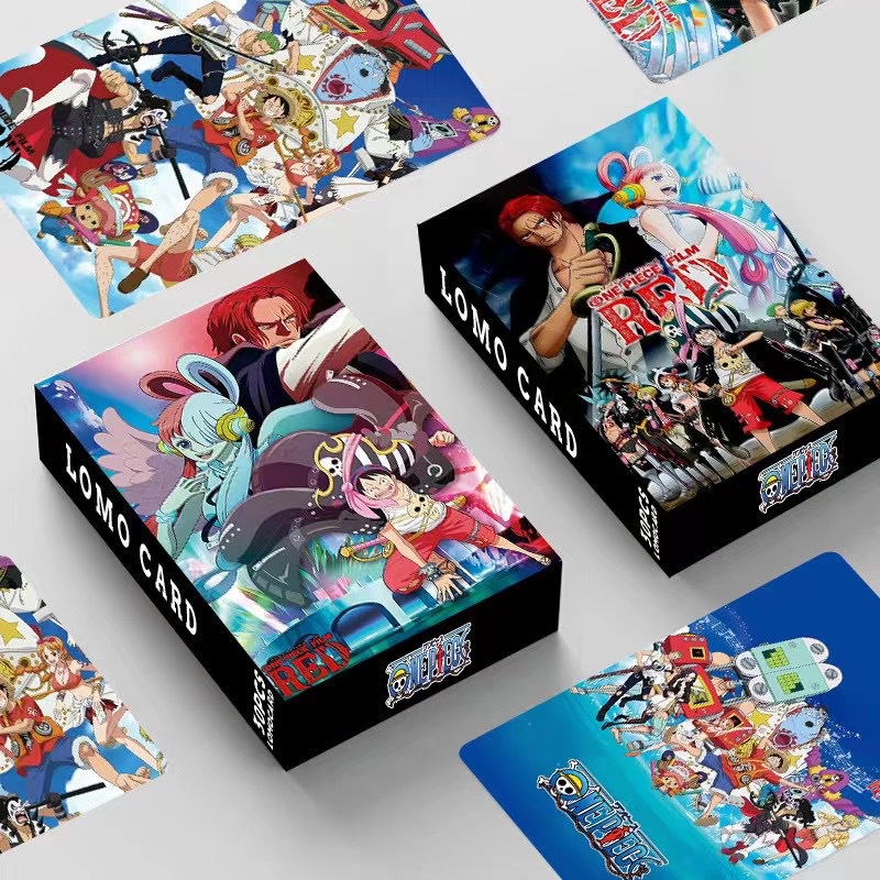 ONE PIECE Lomo Card Double-sided Color Printing Monkey·D·Luffy Roronoa Zoro Photocard 30pcs/box