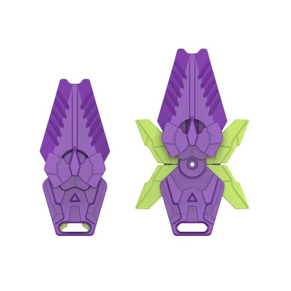 Kenton Đồ Chơi Mô Hình Cà Rốt 3d mini Màu Xanh Lá / Tím / Xanh Lá / Tím / Trọng Lực Mặt Dây Chuyền Xoay