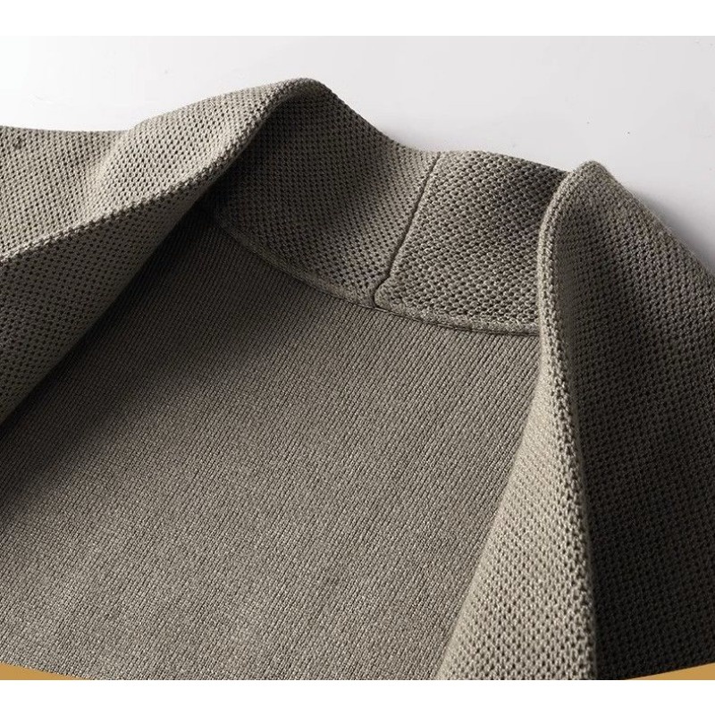 Áo Khoác cardigan Dệt Kim Dáng Ôm Thời Trang Xuân Thu Cho Nam Giới