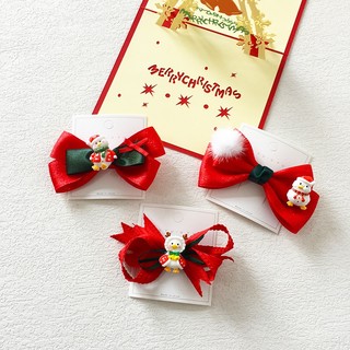 Kẹp Tóc Hình Nón Giáng Sinh Dễ Thương Cho Bé
