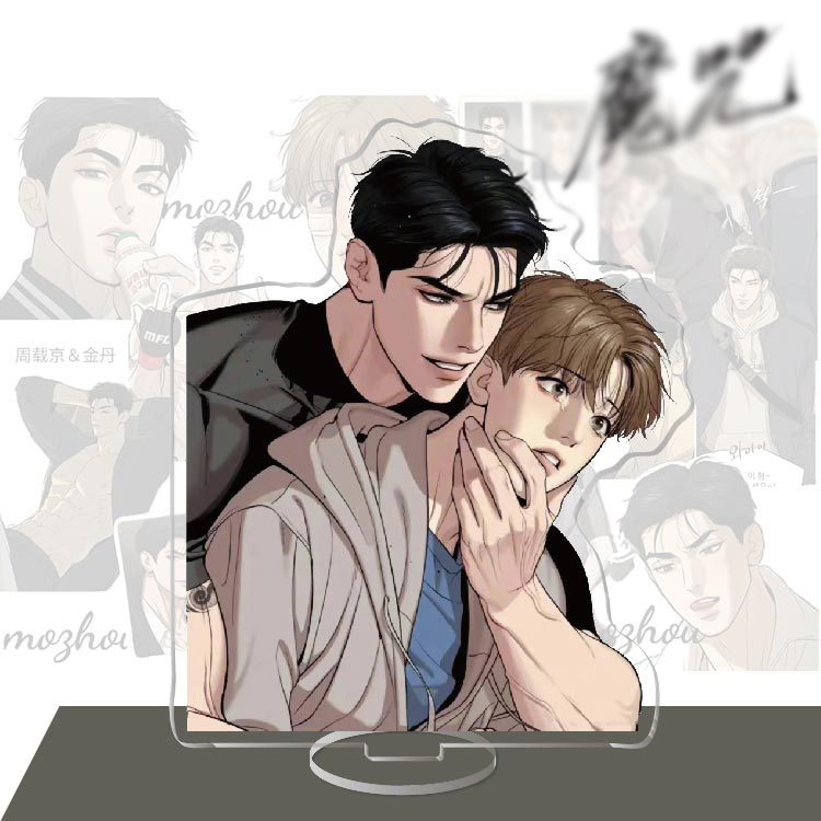 Mô hình Standee NGƯỜI TÌNH CỦA JINX ver ÔM BL anime chibi tượng acrylic mica trong tượng trang trí độc đáo