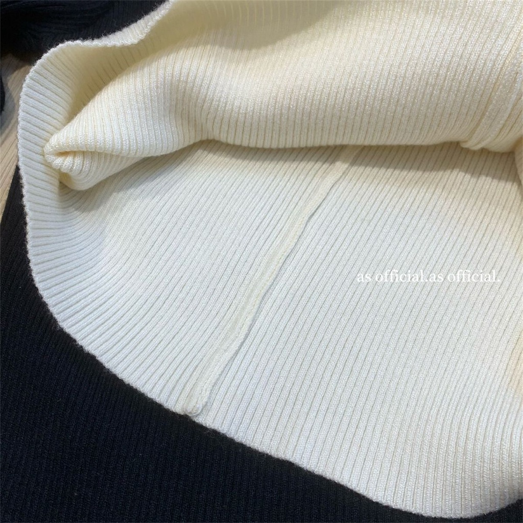 Áo Dệt Kim Tay Dài Dáng Ngắn Ôm Sát Thắt Nơ Kiểu retro Nhật Bản Thời Trang Mùa Thu 20