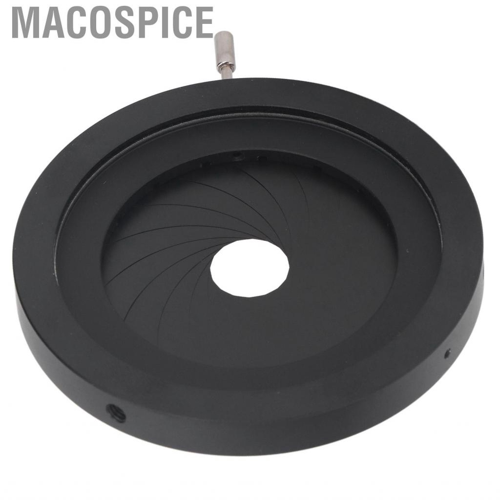 Macospice Adjustable Aperture 2‑50mm Iris Diaphragm Manual Mechani US