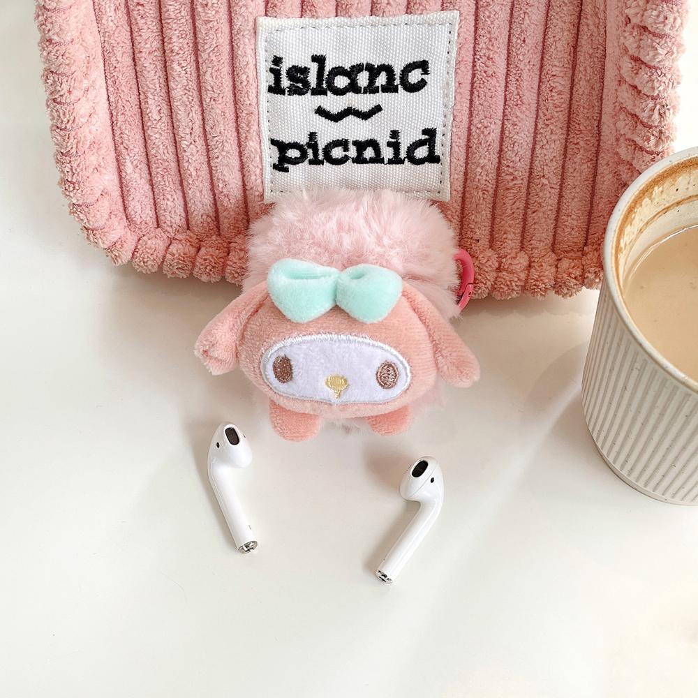 Sanrio Vỏ Bảo Vệ Hộp Sạc Tai Nghe bluetooth Không Dây airpods 1 2 pro2 2022 gen3 Bằng tpu Hình Búp Bê 3d