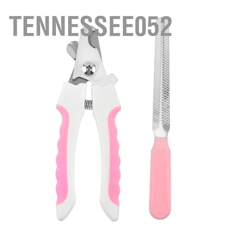 Tennessee052 Thú Cưng Kéo Cắt Móng Tay Thép Không Gỉ Chân Làm Đẹp Chải Lông Dụng Cụ Chó Bấm Với Dũa Cho Mèo