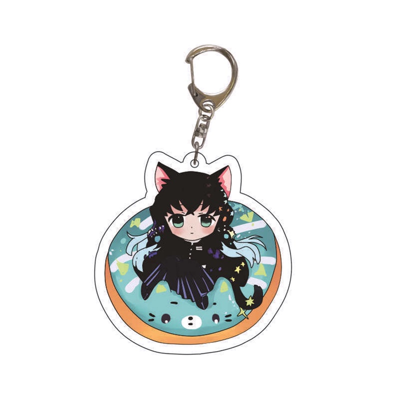 Kuhong Móc Khóa Nhân Vật anime demon slayer Bằng acrylic