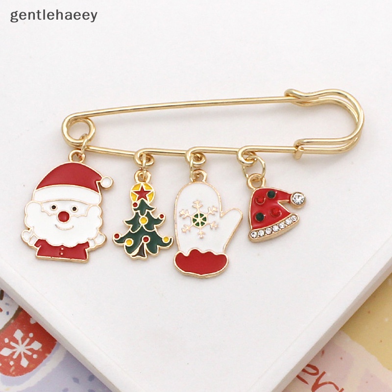 Gent Ghim Cài Áo Trang Trí Túi Xách Ôm Sát Hình Ông Già Noel Quà Tặng