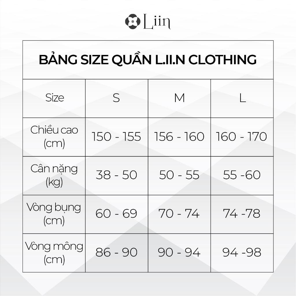 Quần Baggy Đai 2 Cúc Liin Clothing Chất Liệu Cao Cấp Thời Tranh Thiết Kế - QD3698-0222