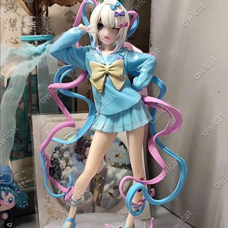 Mô Hình Nhân Vật Needy Streamer Overload KAngel  17cm Virtual Uploader Idol VTuber OMGkawaiiAngel-chan Ame PVC Figure Packed in Box Model