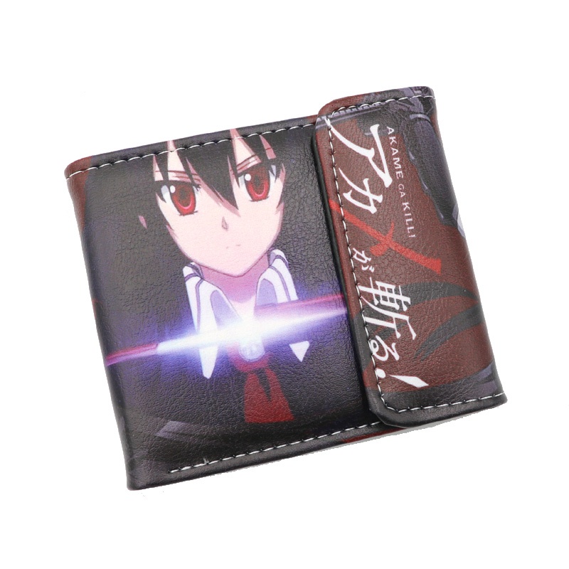 Akame ga giết chết! Mới Ví Đựng Tiền / Thẻ Họa Tiết Hoạt Hình anime Độc Đáo