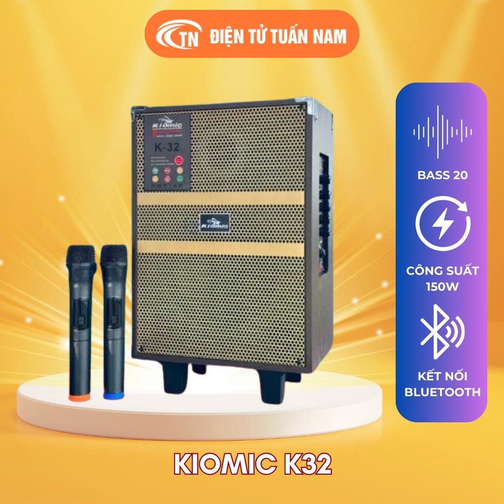 Loa kiomic k32 - bass 20 + kèm 2 micro