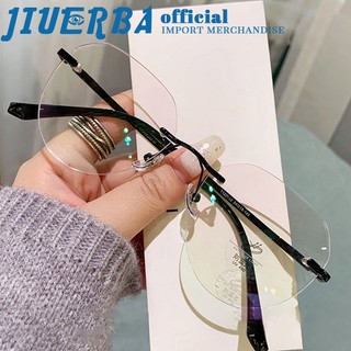 JIUERBA Thời Trang Kính Chống Tia Bức Xạ Vành Không Gọng Cho Cả Nam Và Nữ