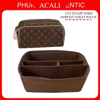 Lót túi giữ form LV Dopp Kit Toilet Pouch cao cấp full Size | Màu sắc đa dạng tùy chọn