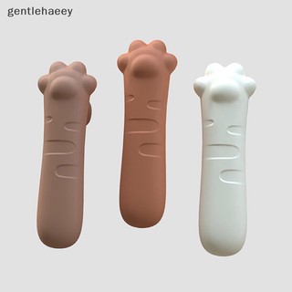 Gent Miếng Đệm silicone Bọc Tay Nắm Cửa Chống Va Chạm Hình Bàn Chân Mèo An Toàn Cho Bé