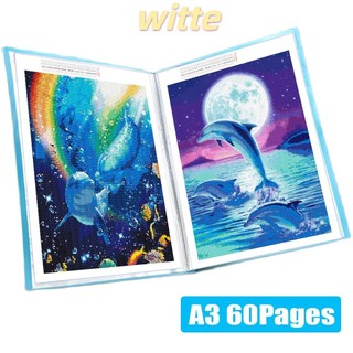 Album đựng tranh vẽ / dữ liệu cỡ lớn a3 / 8k siêu bền tiện dụng cho bé