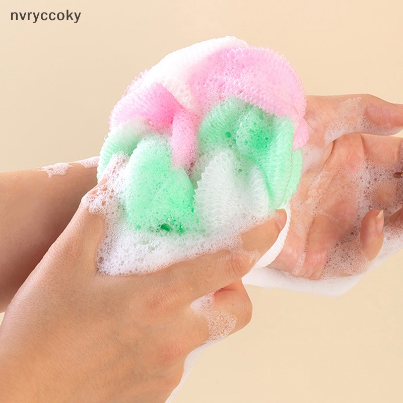 Bộ 1 / 2 Bàn Chải Xốp nylon Chà Lưng Mát Xa Cơ Thể Khi Tắm