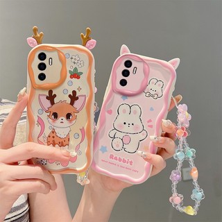 ốp lưng vivo v23e Ốp Điện Thoại tpu Họa Tiết Tai Thỏ Dễ Thương Cho vivo v23e
