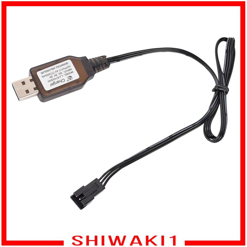 Cáp Sạc usb 7.4v 3 pin Có Đèn led Thông Dụng Cho Xe Hơi Xe Tải Đồ Chơi Điều Khiển Từ Xa