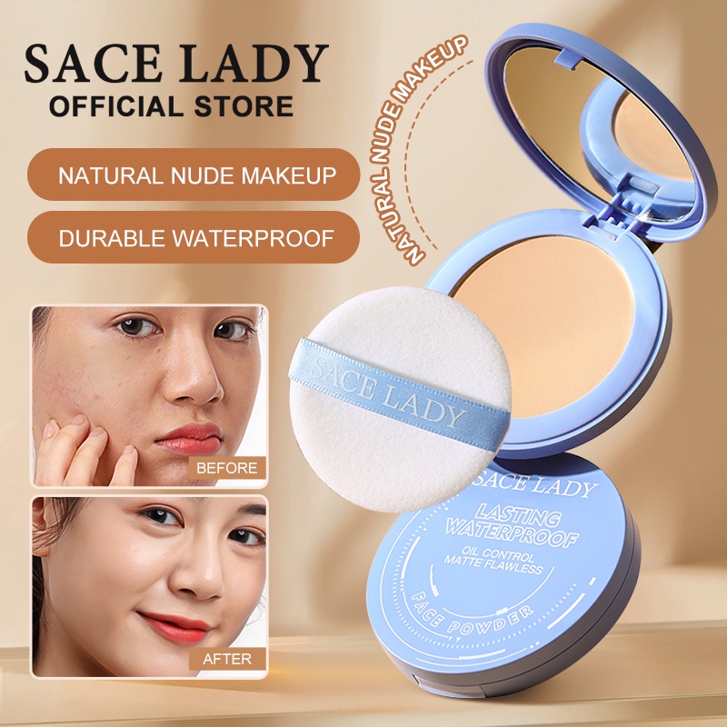 Phấn Phủ SACE LADY Kiềm Dầu Chống Thấm Nước Và Mồ Hôi