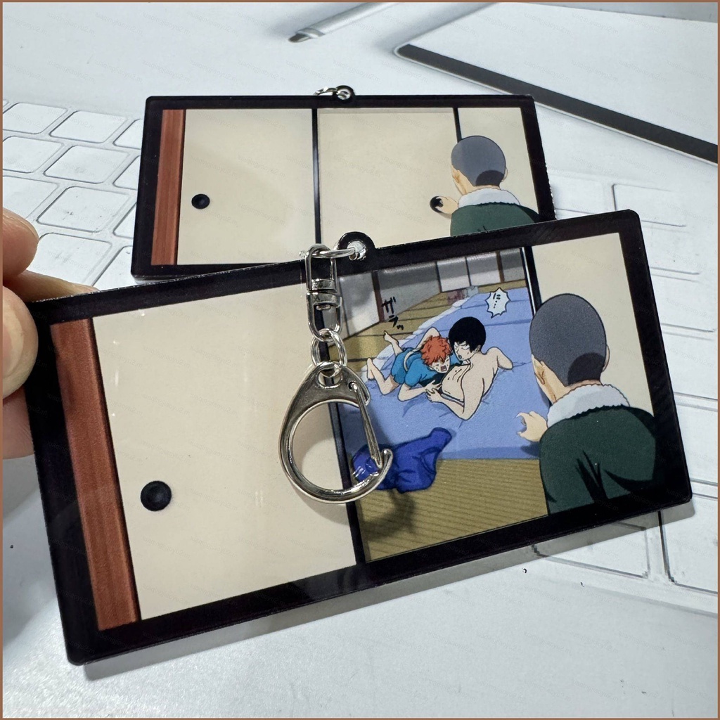 Quà Tặng Nhân Vật anime haikyuu!!! Móc Chìa Khóa Bằng acrylic Hình Hoạt Hình hinata shouyou tobio Kyyama