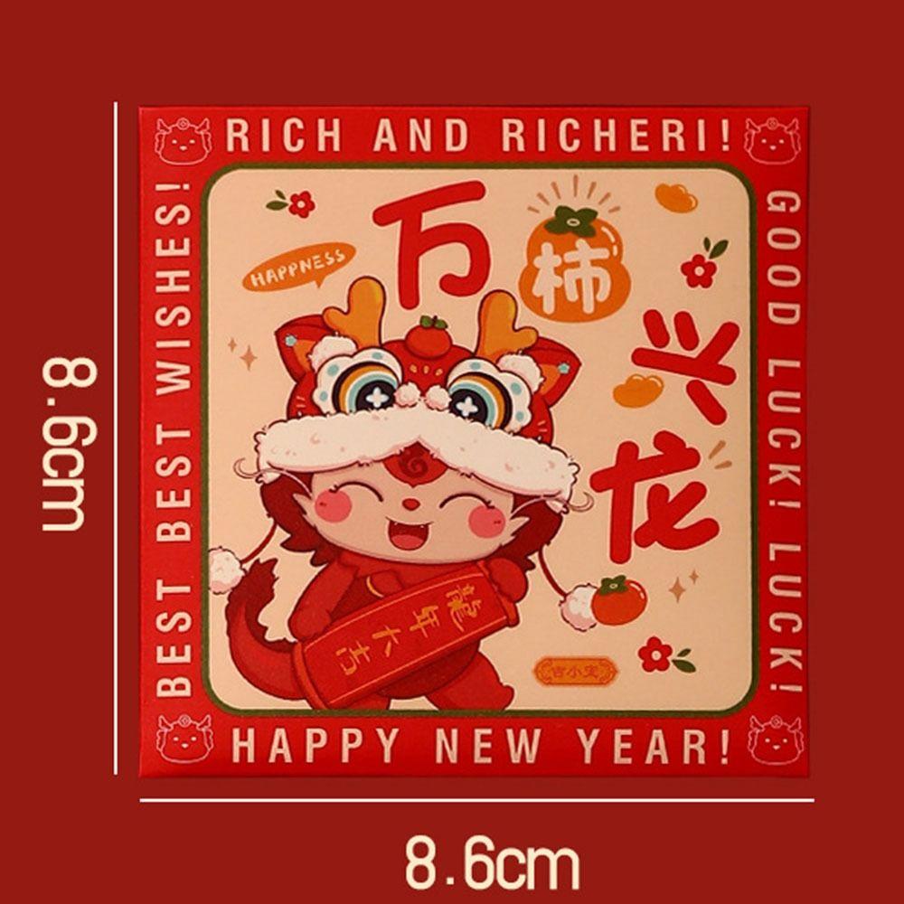 Set 10 Bao Lì Xì May Mắn diy Truyền Thống Trung Hoa