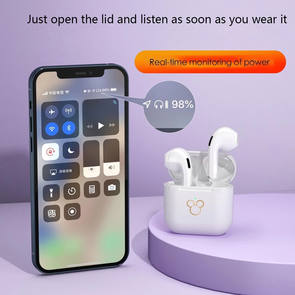 Tai nghe Bluetooth Nhét Tai Không Dây TWS Air Pro 4 Chống Tiếng Ồn Có Micro Cho IOS Xiaomi Android Techzone Mall