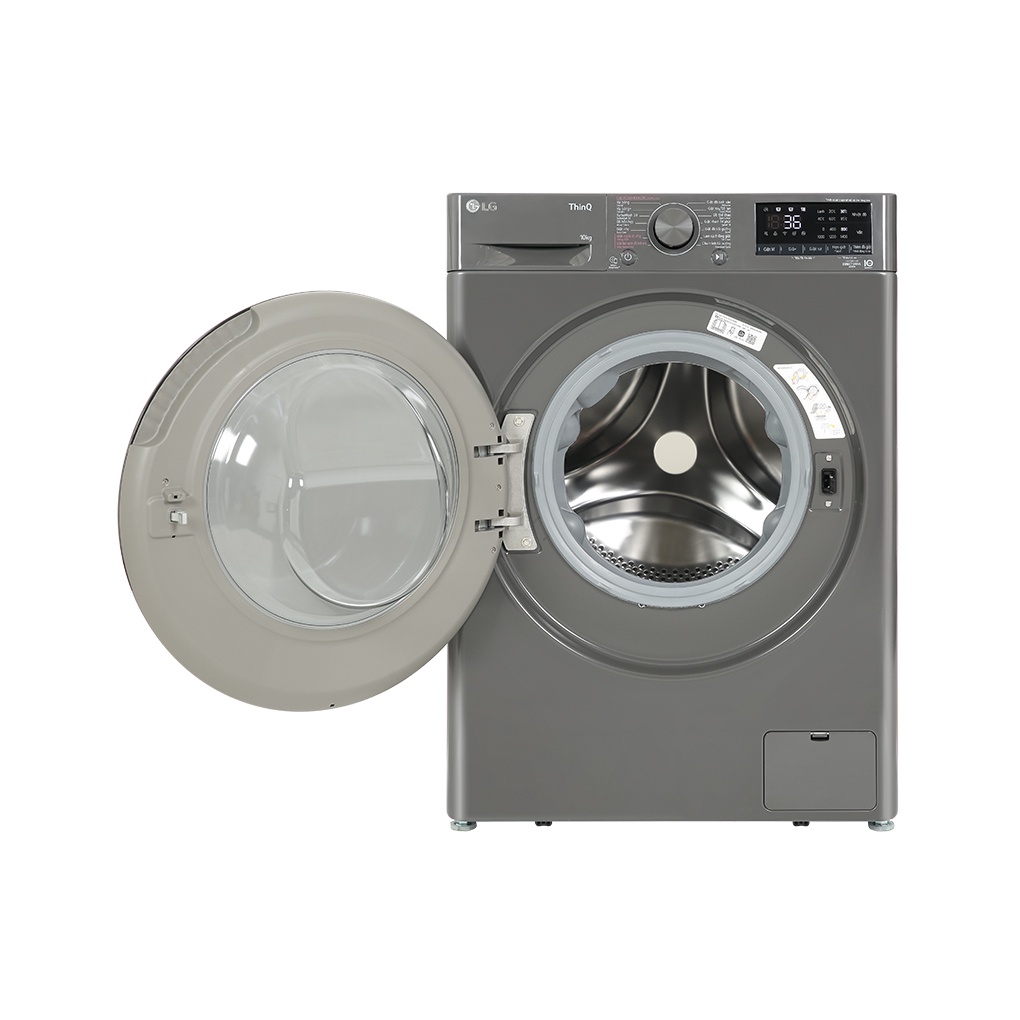 Máy giặt LG FV1410S4B 10kg cửa ngang, màu đen – Model 2023, bảo hành chính hãng 24 tháng - Điện máy Minh Chi