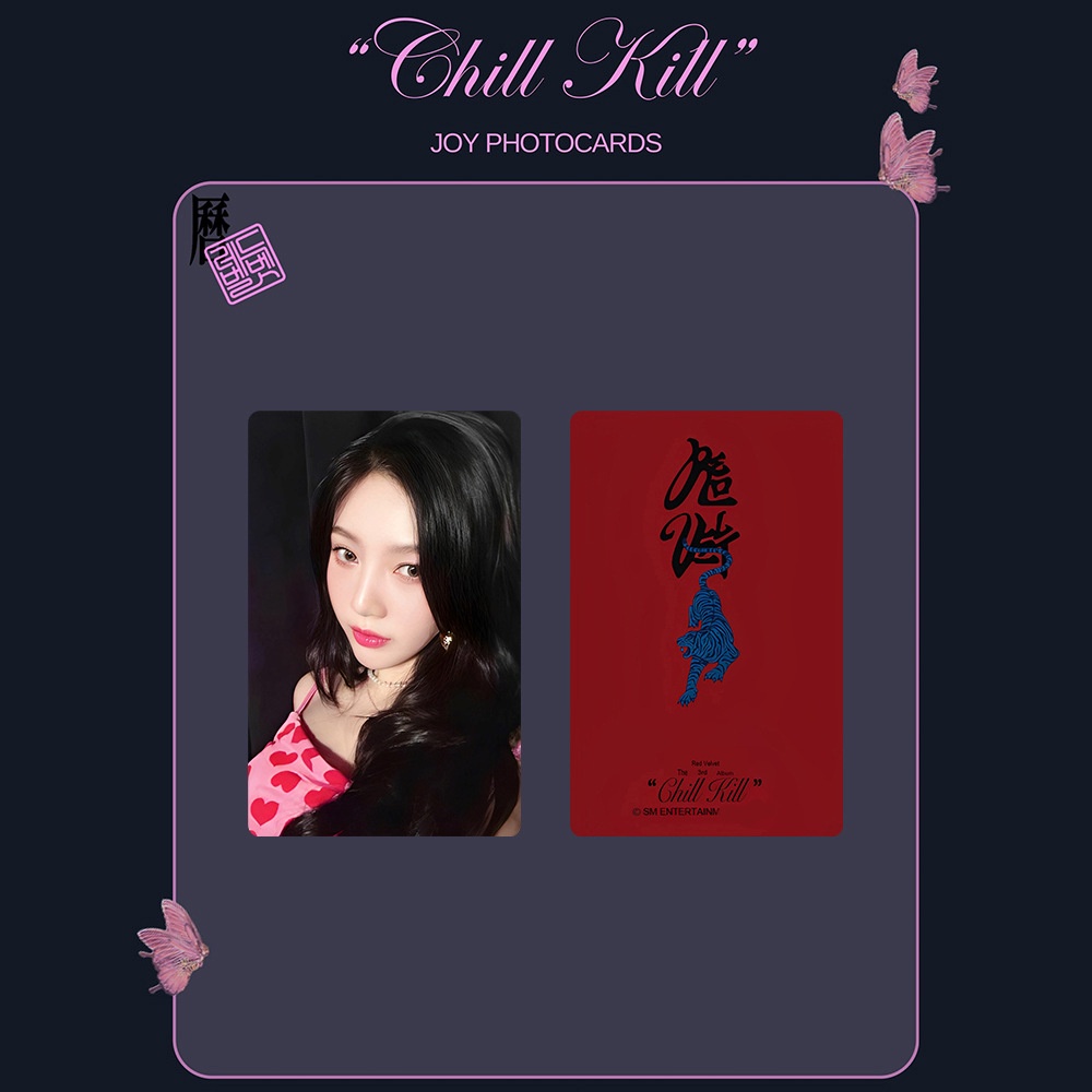 Bộ Sưu Tập Thẻ Bài kpop red velvet chill kill apple
