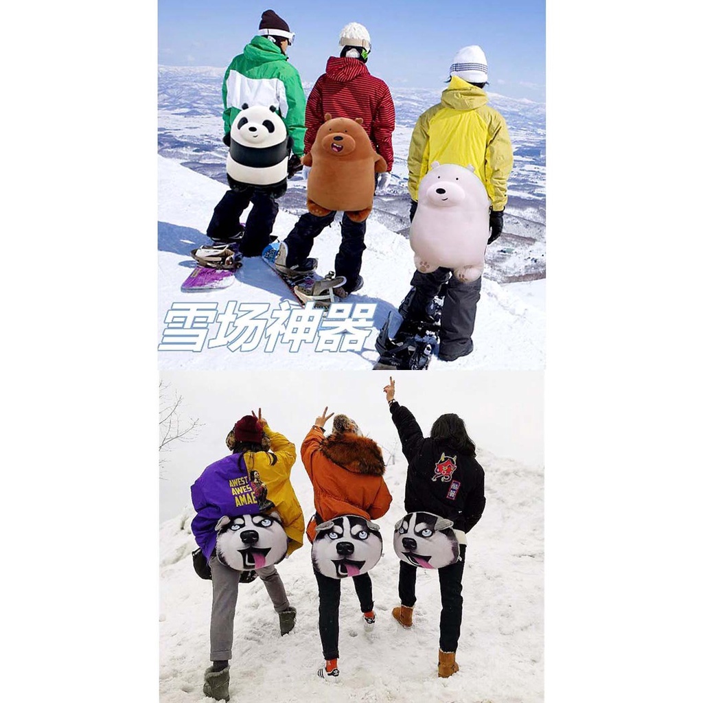 Đệm Bảo Vệ Đầu Gối Chống Sốc Hình Búp Bê Hoạt Hình Vui Nhộn Sáng Tạo