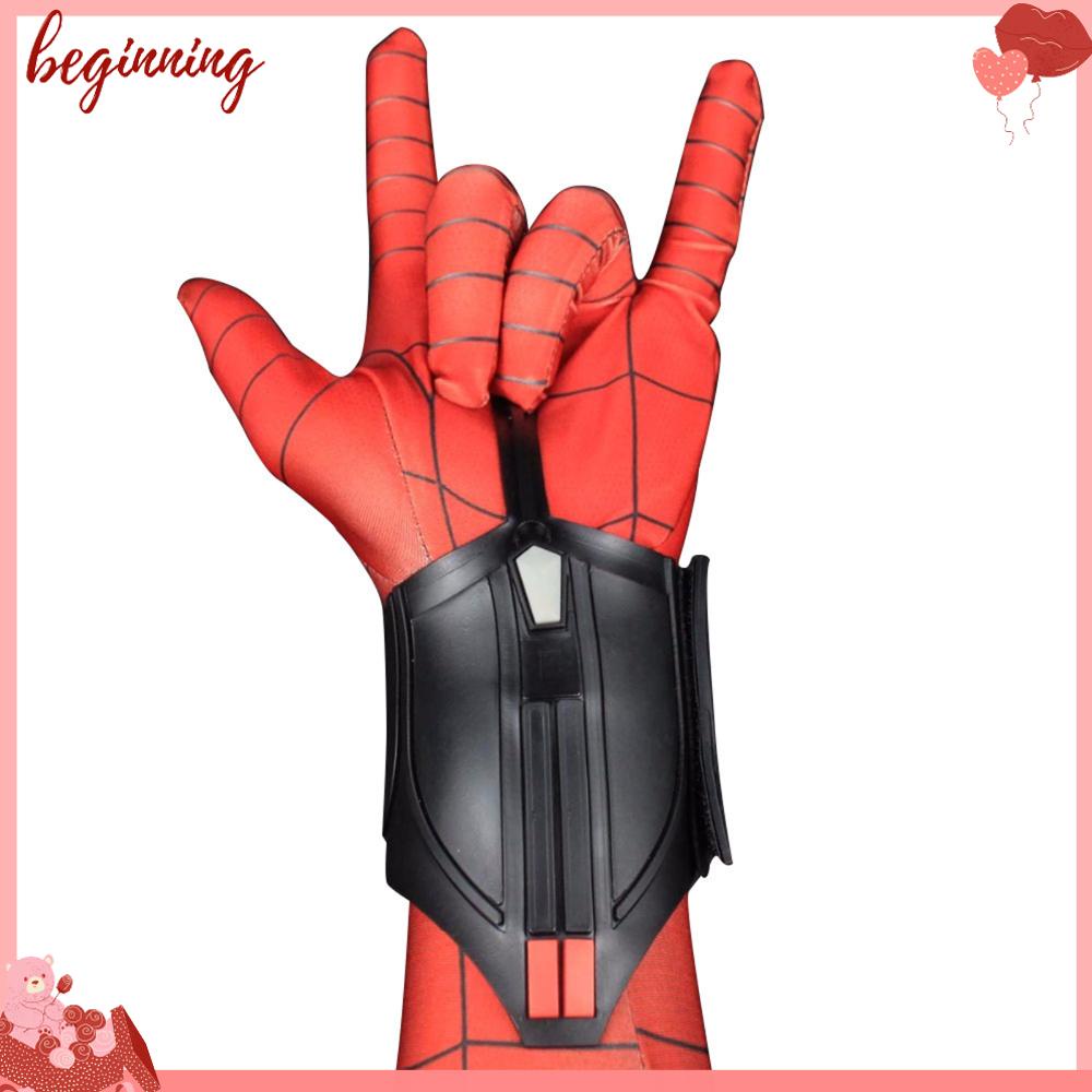 ✿ Miếng Dán Trang Trí Khởi Động Xe Hơi ✿ Vòng Tay Hóa Trang Người Nhện Phong Cách halloween Cho Bé