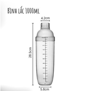 Shaker nhựa 700ml