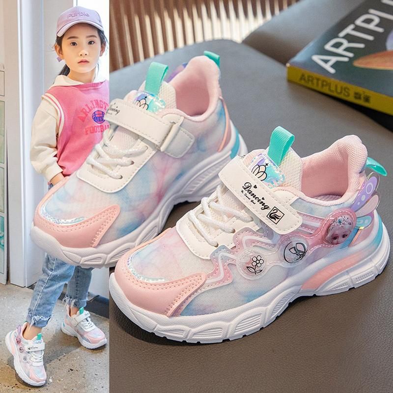 Giày thể thao bé gái  giày công chúa elsa cho bé Quảng Châu full box