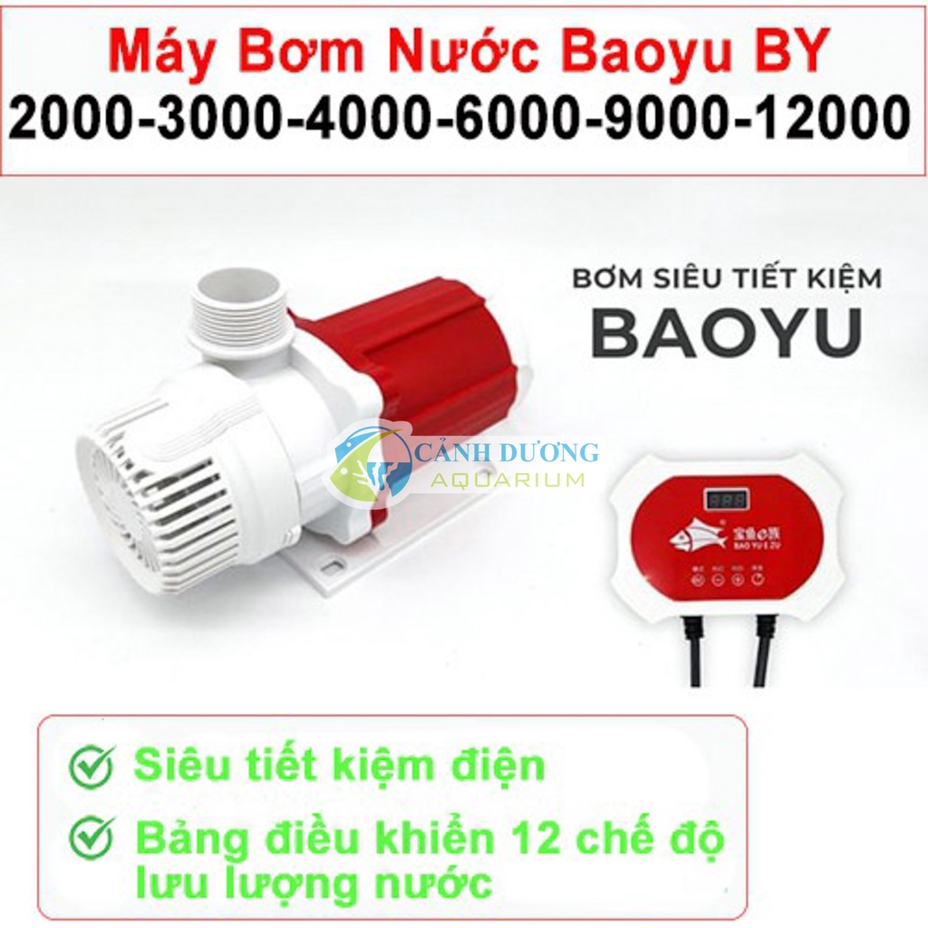 Máy bơm baoyu có bảng điều khiển 12 chế độ - BY2000 BY3000 BY4000 BY6000 BY9000 BY12000