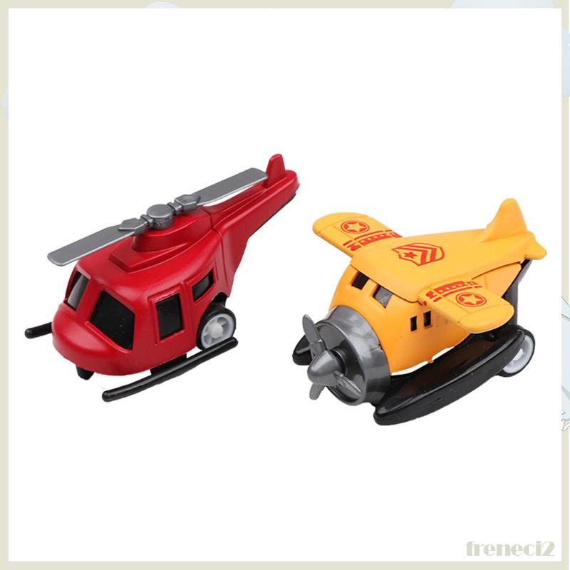 Set 6 Máy Bay Đồ Chơi Kéo Dây Sau Lưng Cho Bé