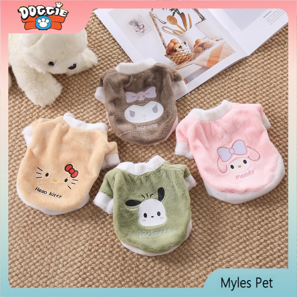Áo hoodie Giữ Ấm Mùa Thu Đông Dễ Thương Cho Thú Cưng sanrio