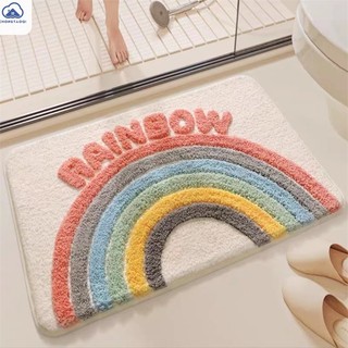 CHONGTAOQI thảm lau chân Thảm Lót Sàn Giả cashmere Thấm Hút Nước Chống Trượt Chống Bẩn Cho Phòng Tắm