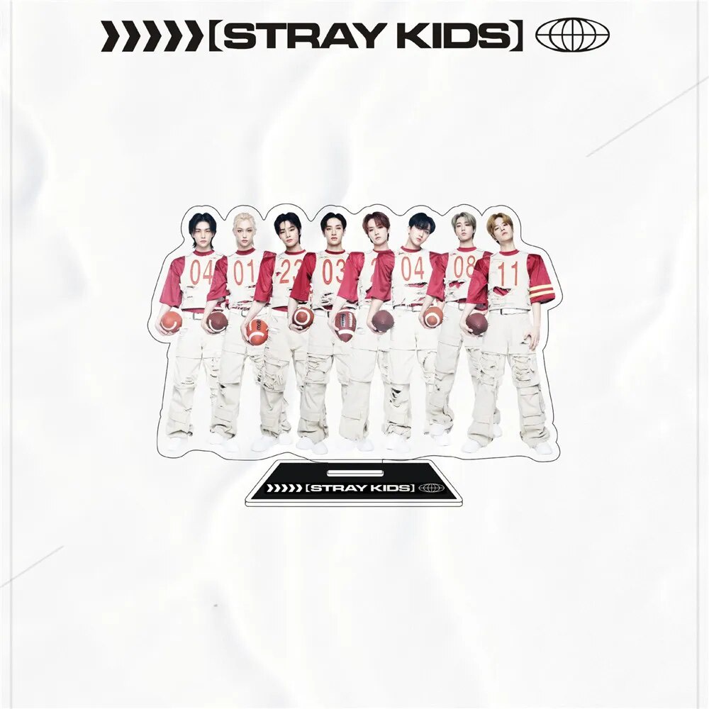 Mô hình Standee Kpop Stray Kids Hyunjin Felix Bangchan Lee Know Changbin Seungmin Phụ kiện trang trí để bàn góc học tập