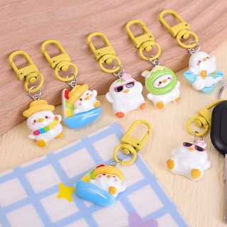 1 Móc Khóa Hình Vịt Con Dễ Thương