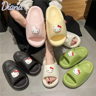 Dép Đi Trong Nhà Tắm Đế Dày Mềm Mại Họa Tiết Hello Kitty Dễ Thương Thoải Mái Cho Nữ