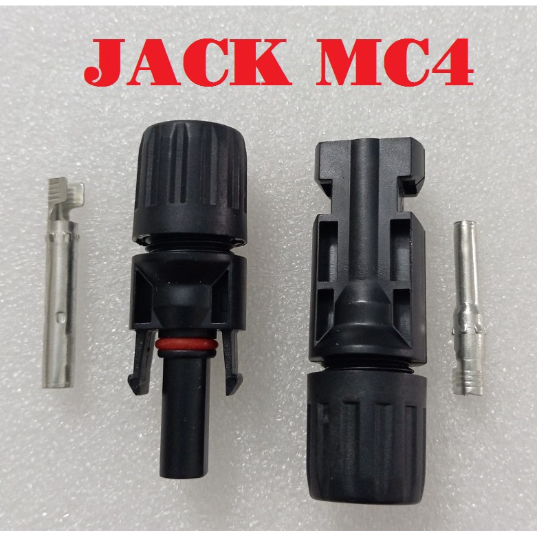 Jack kết nối MC4 - Cút nối pin năng lượng mặt trời MC4 - Mẫu mới jack MC4 - loại 1000v