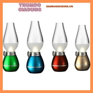 Đèn Dầu cảm ứng Điện Tử LED Thổi Tắt khi bật - Đèn dầu cảm ứng không khói khi thổi