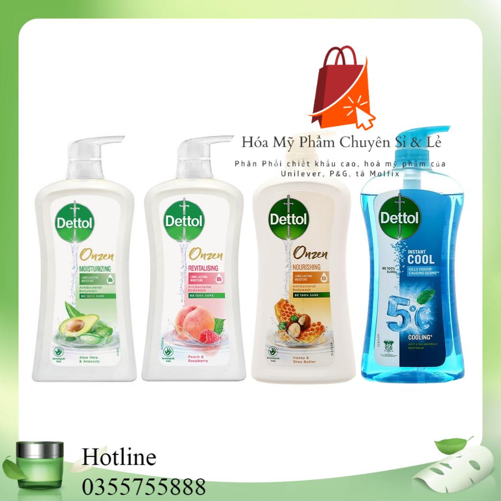 Dettol Onzen Sữa Tắm Chai 950G Dưỡng Ẩm, Chăm Sóc Da, Loại Bỏ 99% Vi Khuẩn, Nhiều Loại