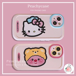 Ốp Điện Thoại TPU Chống Rơi Hình Mèo Kitty Dễ Thương Cho iPhone 15 14 13 12 Pro Max 11 15promax
