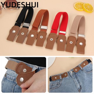 YUDESHUI Dây Nịt Vải Canvas Co Giãn Không Khóa Có Thể Điều Chỉnh Thời Trang Cho Bé Trai Và Gái