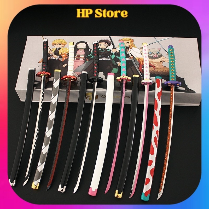 Mô hình kiếm 26cm kiếm Zoro roronoa onepiece, Katana, kimetsu no yaiba,enma zenitsu shusui wando Mô hình Onepice Anime