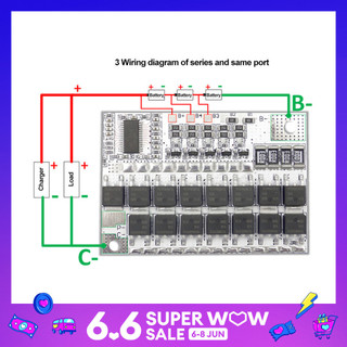 115 pin lithium ternary bảo vệ lithium bảng mạch 3s 4s 5s 100a 3.2v/3.7v lithium sắt phosphate li-polymer với cân bằng