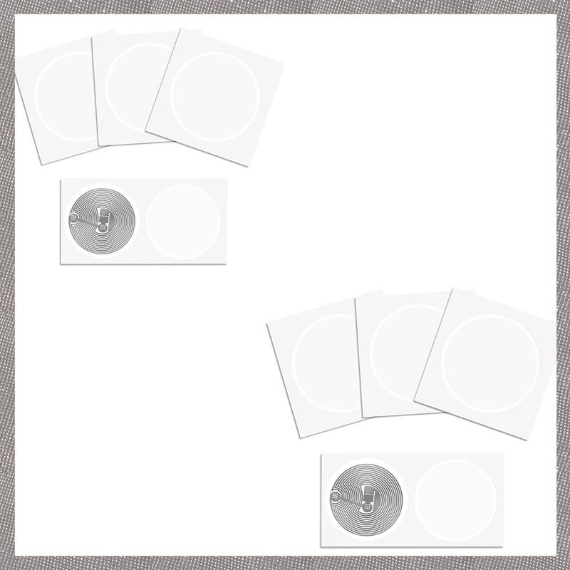 [M G L O] Nhãn dán NFC Ntag216 Thẻ NFC NFC NFC NFC 216 Thẻ Ntag216 Thẻ NFC 13,56Mhz Nhãn dán thẻ NFC
